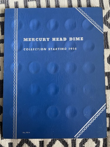 Whitman Pub. Co. Mercury Head Dime Collection Starting 1916 Coin Folder ©️1940