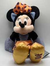 Disney Store Plush Minnie Mouse Cat Plush Halloween Holiday 2019 Small 13" NEW