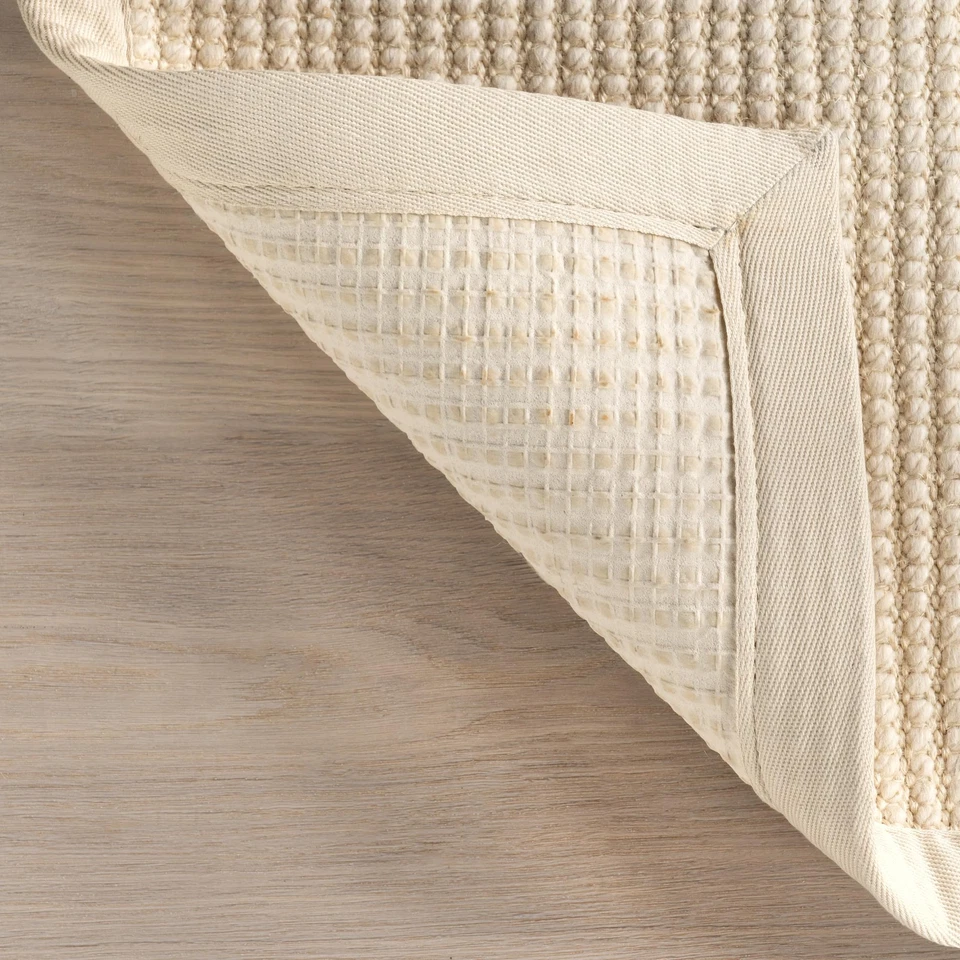 Шерстяной небольшой ковер Monica с геометрическим узором 4x6 для гостиной спальни столовой кухни... - Изображение 3 из 4