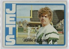 1972 Topps John Riggins #13 Rookie RC HOF 1m1f