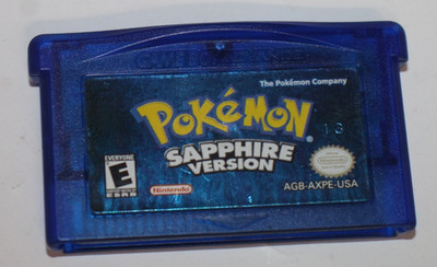 Pokemon: Sapphire Version (Game Boy Advance, 2003) TESTED