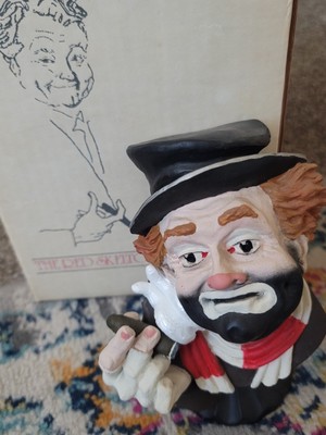 Red Skelton's Freddie The Freeloader Hal Reed Sculpture Signed Armstrongs JM Co.