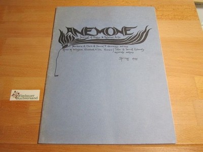 Anemone Journal of Poetry & Related Arts Spring 1975 Clark, Barbara A., Daniel P