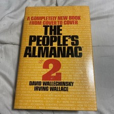 The People's Almanac #2 David Wallechinsky Irving Wallace 1976 Vintage Illus. PB