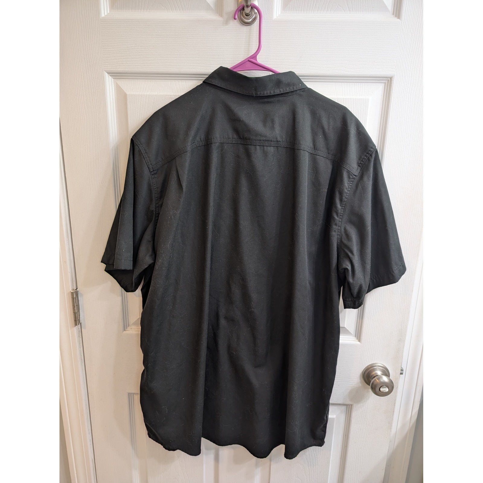 Carhartt Mens Black Rugged Flex Rigby Short Sleeve Work Shirt - Size 2XLT thumbnail 2