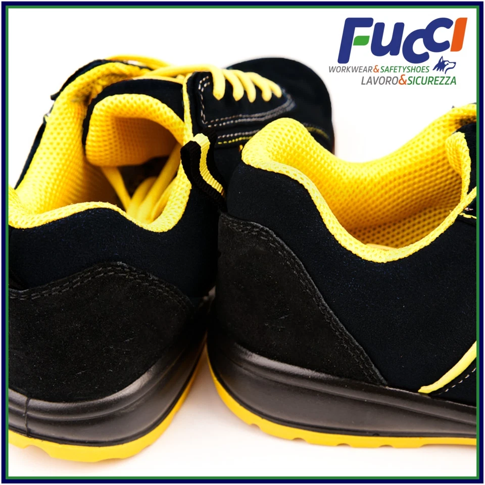 Scarpe antinfortunistica Uomo Scarpe da lavoro leggere nero S1P SRC Miller Steel - Immagine 4 di 4