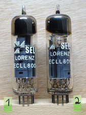 2X: LORENZ ECLL800 | SEHR GUT ✅ Tubes Röhren Valve ( 6KH8 )
