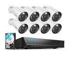 12MP POE Security Camera System,8pcs H.265 12MP IP PoE Camera Surveillance