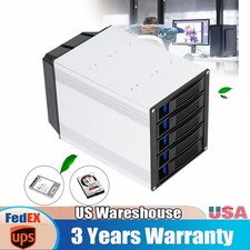 HDD Enclosure Hot Swap Cage 5-Bay 3 x 5.25" Drive Bays 5x SATA 3.5"/2.5"Sas HDD