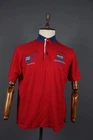 Paul & Shark Red 100% Cotton Short Sleeve Collared Popover Polo Shirt Size L