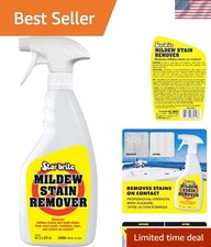 22 OZ Mold & Mildew Stain Remover Spray - Quick and Easy Stain Elimination 1.91 per fl oz