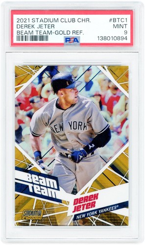 Derek Jeter Yankees Slabbed Baseball Card Fanatics Authentic COA Item#14659880