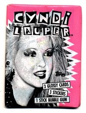 1985 Topps Cyndi Lauper Trading Card Pack