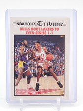 SCOTTIE PIPPEN 1991-92 NBA HOOPS TRIBUNE NBA FINALS #539 BULLS BASKETBALL Q4588