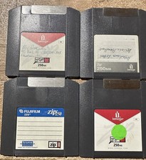 Four 250 MB Zip Drives Iomega Plus Fufifilm Used