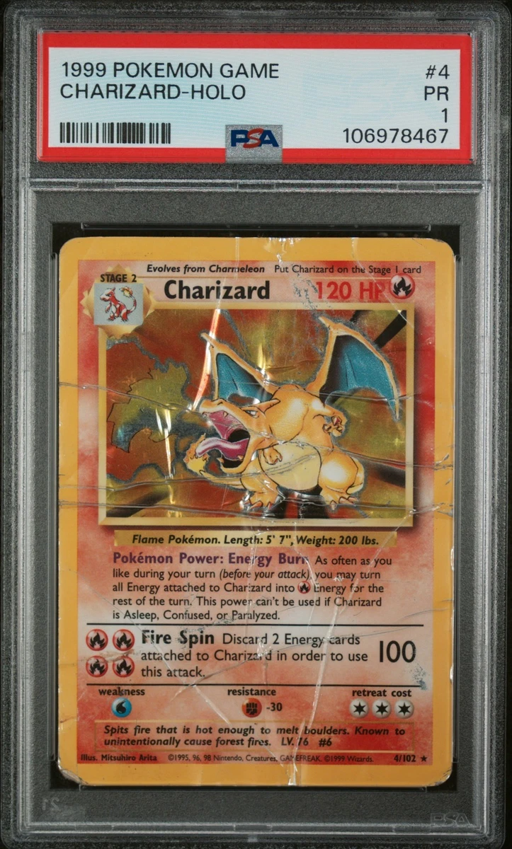 Pokémon TCG Base Set Grade 1 English Collectible Individual Card