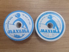 2 x Vintage Maxima Fishing Line Spools