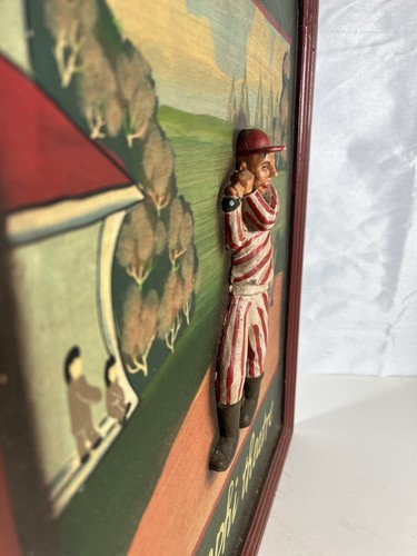 Wooden Haseball The Amphi Theatre Baseball Painted Sign Display 24”x16” - Picture 4 of 7