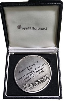NYSE Euronext Domino's Pizza 50th Anniversary Dec 9th 2010 Closing Bell Ceremony
