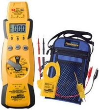Multimeter for HVAC/R, Manual Ranging, Expandable, Stick Design