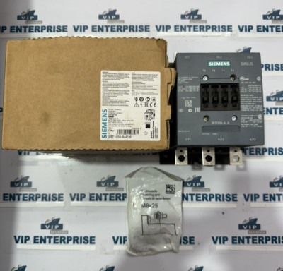 SIEMENS 3RT1056-6AP36 POWER CONTACTOR 185A VOLTAGE 220VAC FREE FAST SHIPPING