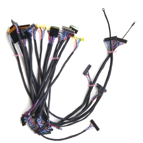 14Pcs LCD LED LVDS Cable for 12''-65'' Panel V29 V59 20pin 30pin 40pin 51Pin 