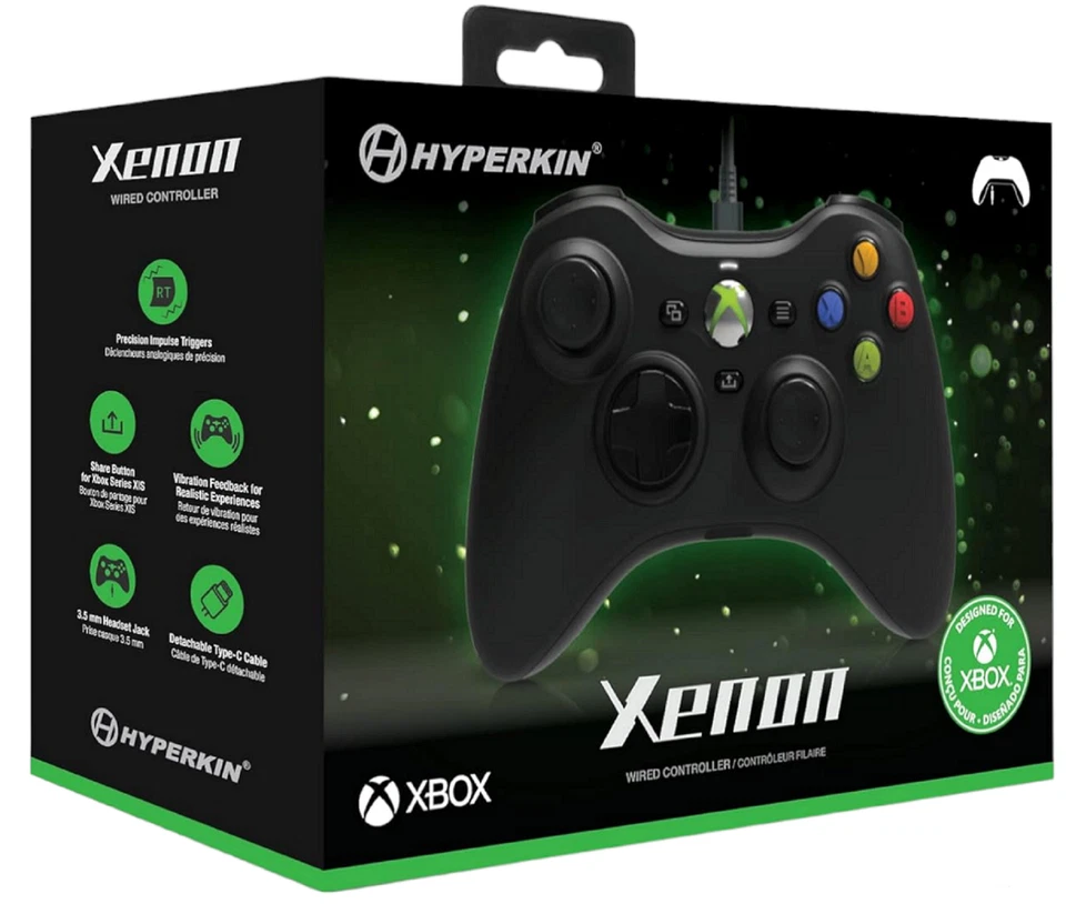 Hyperkin Xenon Wired Controller for Xbox Series X|S/Xbox One/Windows 10|11 Black - Image 4 of 4