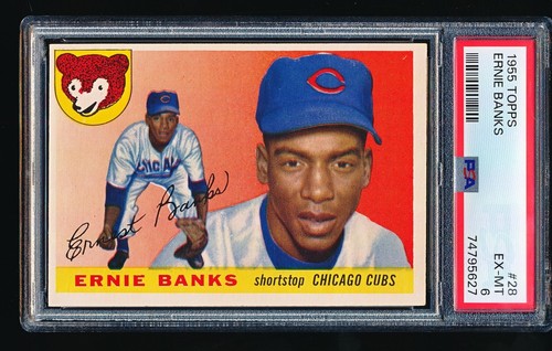 1955 Topps Ernie Banks #28 PSA 6