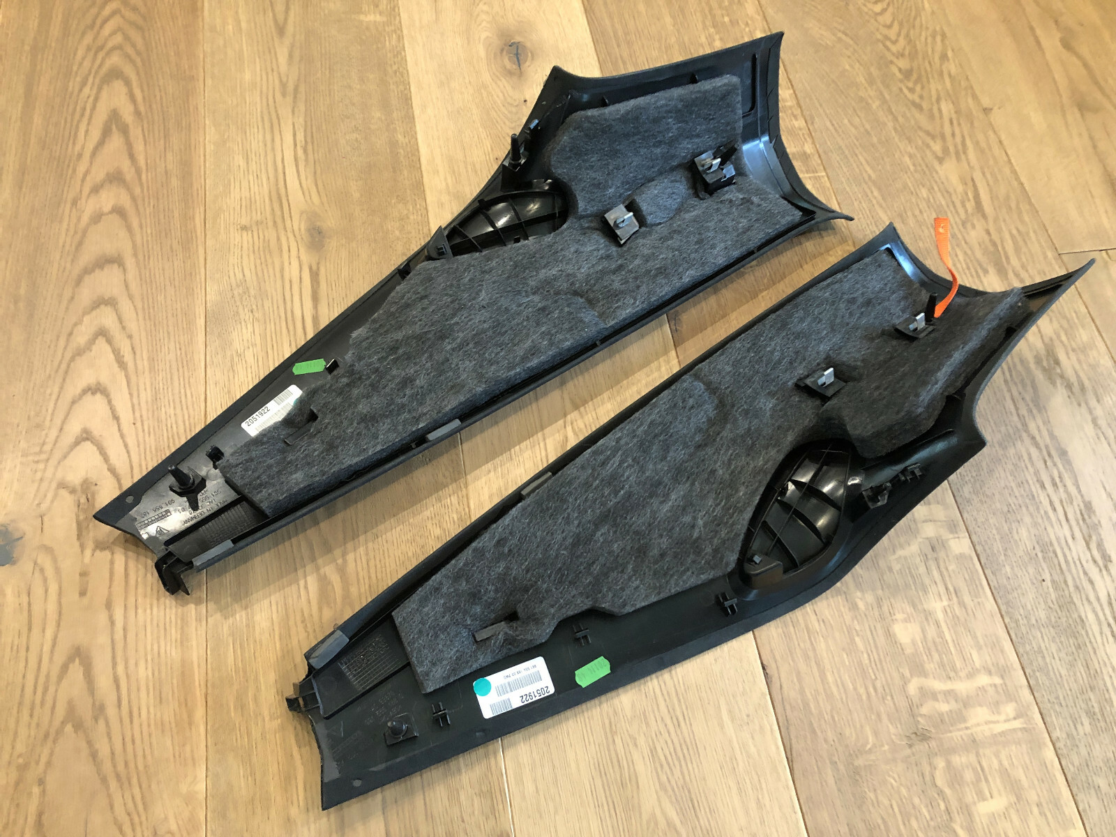 99155518703 99155518803 Porsche 911 GT3 RS Alcantara Left Right C Pillar Covers