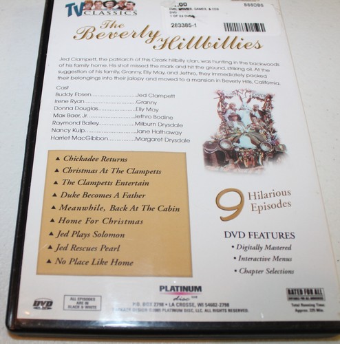 The Beverly Hillbillies: 9 Episodes (DVD 2003) Chickadee Returns, Christmas - Bild 2 von 2
