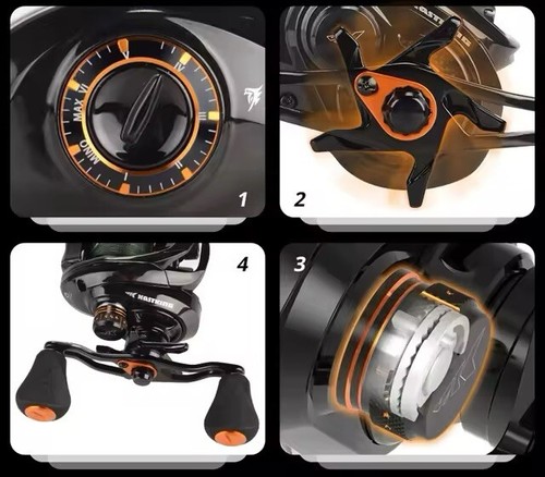 RH Retrieve KastKing Zephyr Bfs Bait Finesse Baitcasting Reel FREE USA SHIPPING - Picture 9 of 19