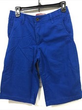 ARIZONA JEAN CO - BOYS - CHINO SHORTS - BLUE - SIZE 18 Reg TW-3437