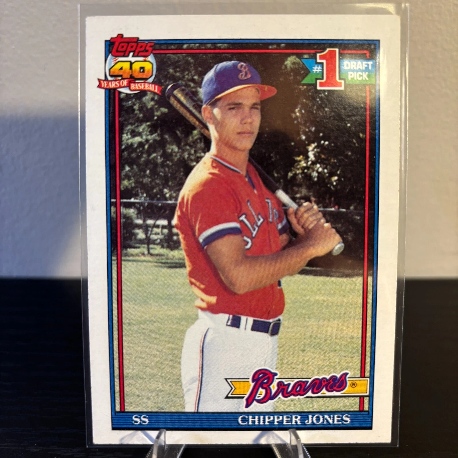 Chipper Jones trading card