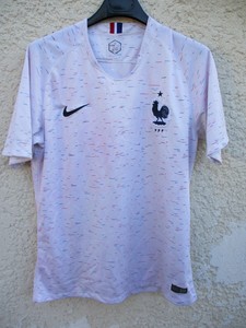 Maillot Equipe De France Fff World Cup 2018 Nike Away Blanc Shirt