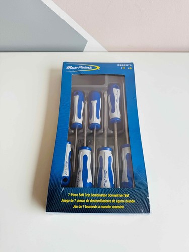 *NEW* Blue-Point 7-pc Soft Grip Combination Screwdriver Set BSGDX70 - Picture 2 of 3