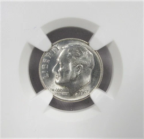 1953-S Low Pop Silver Roosevelt Dime NGC MS67+ Coin AJ149