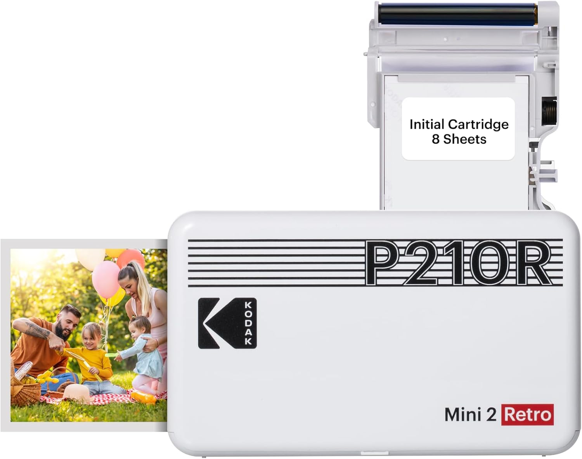 【色: ホワイト】コダック KODAK Mini 2 Retro 4PASSポー Mini 2 Retro Portable Photo Printer White | eBay