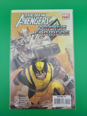 2007 Marvel Comics The New Avengers & The Transformers #2 Direct Edition
