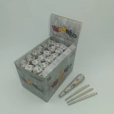 Hemp Pre-Rolled Cones (Special Organic Hemp 1 1/4 Size Case) 24 Packs, 144 Cones