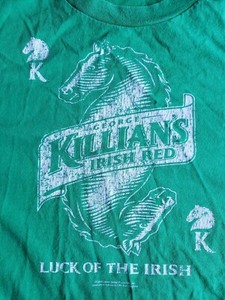 T-shirt Graphique George Killian's Irish Red - Vert, Taille XL Homme