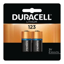 DL123A Duracell Ultra Lithium 2 Batteries-CR123A