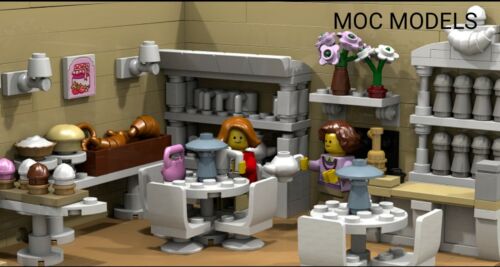 Lego creator INSTRUCTIONS tearoom modular moc - Picture 2 of 6