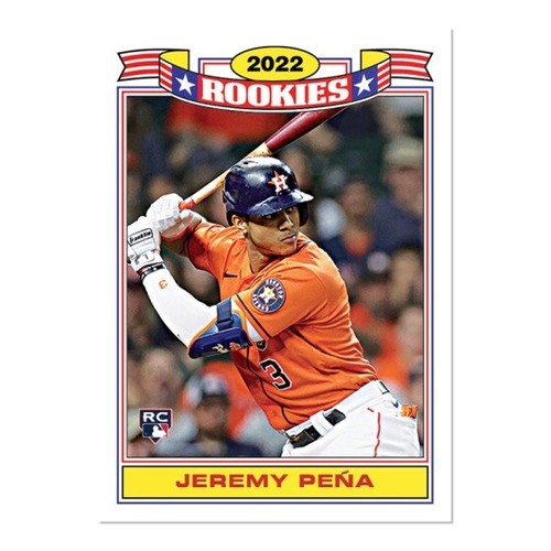2022 Topps TBT 52 "1991 Glossy Rookie" #155 ⚾️ Jeremy Pena RC ⚾️ Houston Astros - Foto 1 di 2