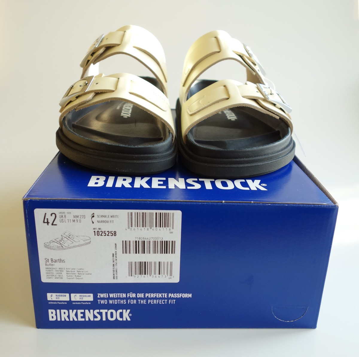 BIRKENSTOCK St Barths セントバース 37 ¥30,800 new BIRKENSTOCK Leather Sandal St BARTHs (Arizona) EXQUISIT