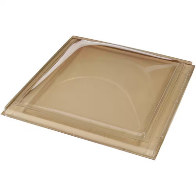22-1/2 In. X 22-1/2 In. Polycarbonate Fixed Curb Mount Skylight Impact Resistant
