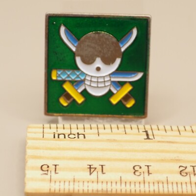 Ame◡̈❤︎ Roronoa Zoro One Piece Pirate Flag Pin Badge Anime Japan W452 | eBay