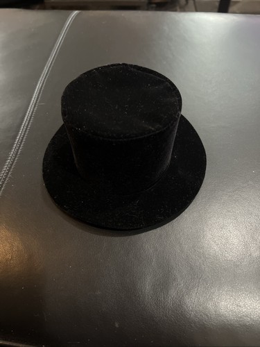 Build A Bear Extremely RARE HTF Velvet Top Hat Magic Hat Snowman Hat Formal Wear - Picture 6 of 6