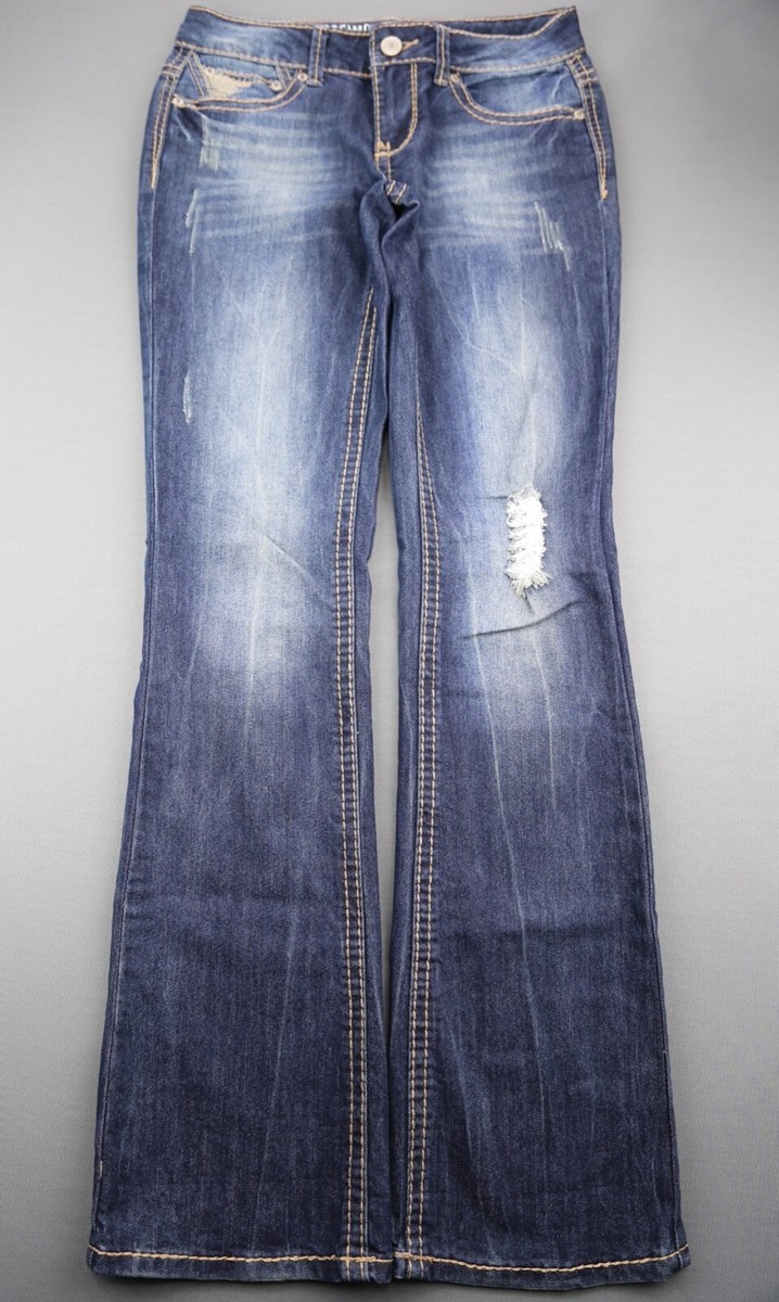 Jean Coupe Botte Mossimo Supply Co 15R – Taille Basse, Hanche Droite, Neuf étiquette