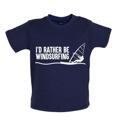 I'D Rather Be Windsurfen - Baby/Strampler - Wind Surf Surfen Wasser