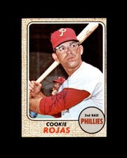 Cookie Rojas Signed Original 1968 Topps Philadelphia Phillies Autograph